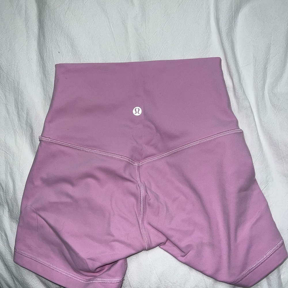 Lululemon Athletica Pink Bike Shorts for Active Comfort